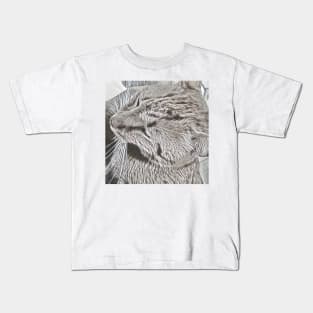 CAT PORTRAIT Kids T-Shirt